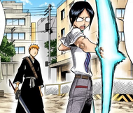 Uryū explains his motivation to Ichigo.