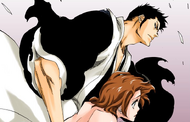 Masaki is saved by Isshin.