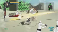 Rukia fights the Exequia.