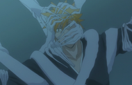 Ichigo is tied up with Spiritual Threads.