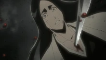Unohana es herida por Kenpachi (anime)