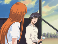 Tatsuki assures Orihime that she did her best by coming home.