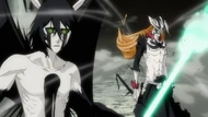 Ep271 Hichigo behind Ulquiorra