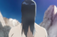 Byakuya finally recovers from his injuries in Kirinji's springs.