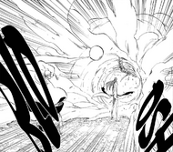 Aizen destroying the Kōtotsu.