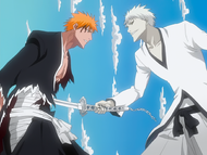 Zangetsu refuses to be subservient to Ichigo.