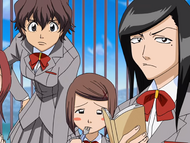 Ryō listens to Orihime's strange story.