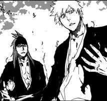 Ichigo y Renji en el Gatonden