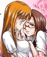 Chizuru Honshō flirts with Orihime.