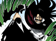 Yhwach rips Mimihagi off of the Soul King.