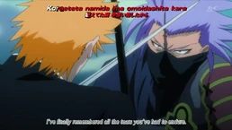 Ichigo luchando contra Hanza