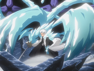 Hitsugaya's Bankai, Daiguren Hyōrinmaru.