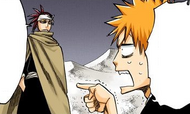 Ichigo learns that Byakuya let Rukia and Renji come to Hueco Mundo.