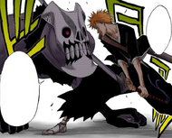 Ichigo corners Shrieker.