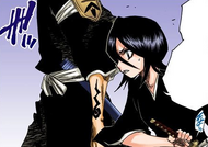 Rukia attempts to confront Metastacia first.