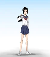 Karin stands outside the Urahara Shop.