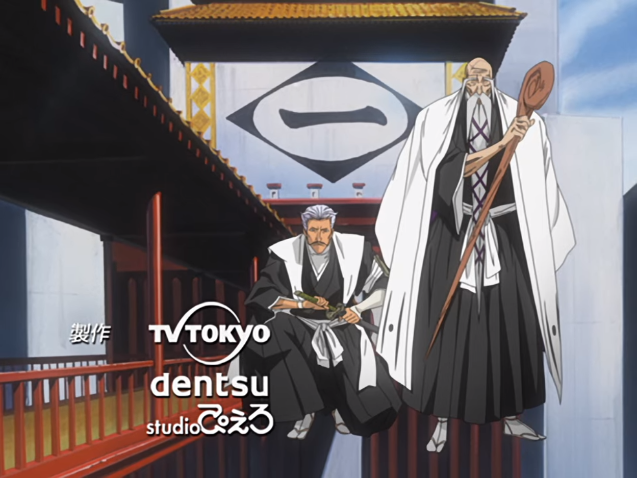 Bleach Opening Part 3: Toshiro Hitsugaya, Shunsui Kyoraku, Nanao Ise,  Kenpachi Zaraki, Yasutora Sado, Yachiru Ku…