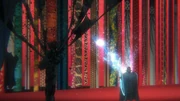 Uryû abat Senjumaru d'une flèche dans le cœur