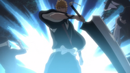 Ichigo attacks the member of Xcution.