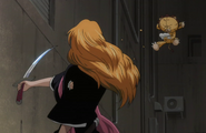 A Reigai of Rangiku attacks Kon.