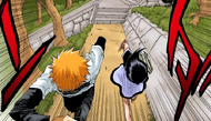 Ichigo and Rukia rush toward the Hollow presence.