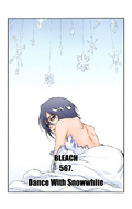 Cover of Chapter 567, featuring Rukia.