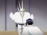 Aisslinger Wernarr appears before Uryū Ishida.