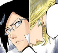 Haschwalth explains Yhwach's The Almighty to Uryū.