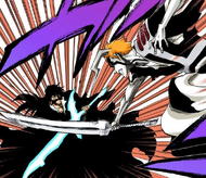 Ichigo clashes with Yhwach.