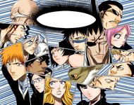 Hisagi and the other combatants are contacted by Isane Kotetsu.