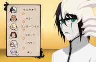 Ulquiorra notes the information appears to have gotten lost along the way as the order of recipients is revealed.