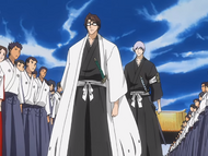 Aizen and Gin visit Shin'ō Academy.