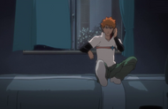 Ichigo talks to Urahara about what has happened.