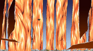 Yamamoto activates Ennetsu Jigoku.