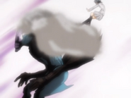 Rukia Kuchiki uses Sōkatsui against Shrieker.