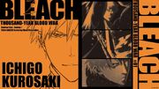 Se observa una portada en negro y naranja. Del lado izquiero en letras negras se lee Bleach Thousand-year Blood War. Debajo se le el título de la canción y los colaboradores: Number One - Bankai / Shiro SAGISU featuring Hazel Fernández. Se aprecia un arte lineal de la mitad de la cara de Íchigo con el color naranja predominante y líneas negras. Debajo en letras negras se lee Íchigo Kurosaki. En la parte derecha de la imagen se muestran tres imagenes provenientes de la última temporada de bleach donde Ichigo está lanzando un Getsuga Tensho