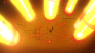 Yamamoto traps the Reigai within Ennetsu Jigoku.