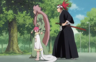 Renji and Saru appear next to Hebi.