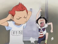 Ep33JintaKarinArgue.png (776 KB) Jinta and Karin argue over who get the position of Karakura Red.