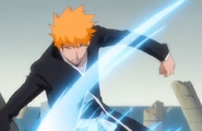 Ichigo is slashed across the chest.