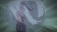 Yoruichi uses Tenran in order to evade her opponents.