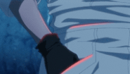 Tōshirō Hitsugaya is pierced by Burner Finger 1.
