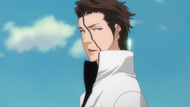 Aizen explains why he had a barrier prepared.