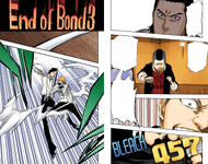 Ginjō, Ichigo, Tsukishima, and Moe on the cover of Chapter 457.