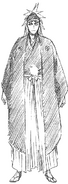 Renji Abarai at his wedding.