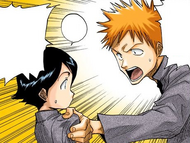 Ichigo asks Mizuiro if he has seen Sado.