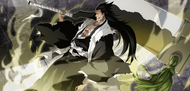 Kenpachi as he appears in Bleach: Can't Fear Your Own World.