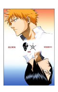 Uryū and Ichigo on the cover of Chapter 189.