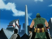 Hanataro et Ganju devant le Senzaikyu 