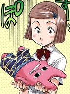 35Michiru receives.png (314 KB) Michiru receives her repaired doll from Uryū Ishida.